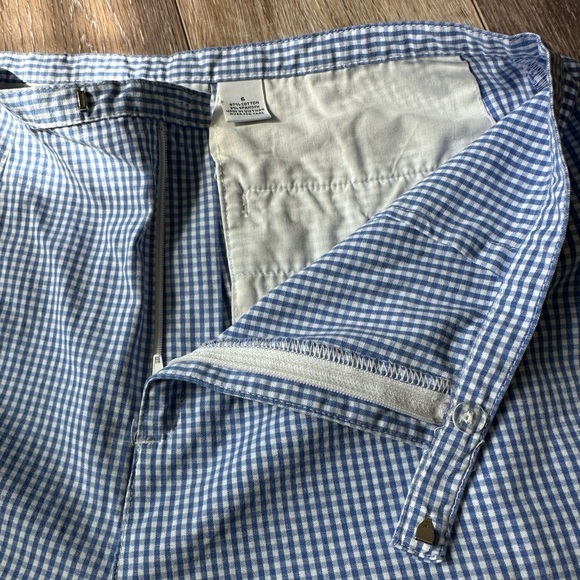 🛍️ Kim Rogers 97% Cotton 3% Spandex blue and white striped Capri size Small. - Picture 3 of 8